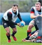  ??  ?? Hard graft: Danny Care during a training session at Pennyhill Park