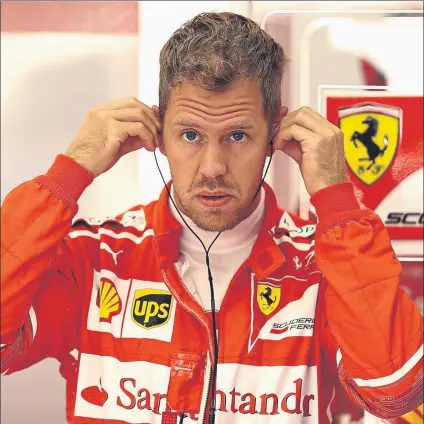  ?? FOTO: GETTY ?? El alemán Sebastian Vettel seguirá en Ferrari, marca con la que lucha por ganar su quinto título Mundial de Fórmula 1 esta campaña