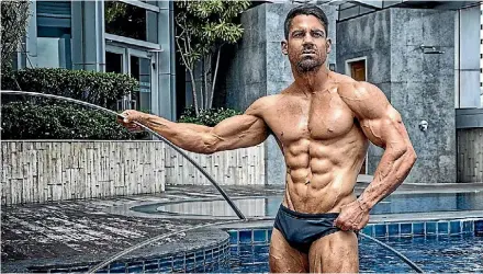  ??  ?? Sandro Mota is heading to Brazil to compete for New Zealand at the Word Fitness Federation Pro Athlete Competitio­n.