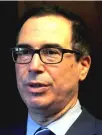  ??  ?? Steven Mnuchin