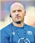  ??  ?? Wary: Scotland coach Gregor Townsend’s team faces France at Murrayfiel­d next