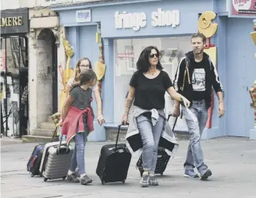  ??  ?? 0 Edinburgh has only seen a fraction of its usual tourism numbers this year