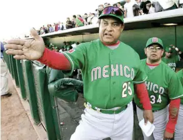  ??  ?? Exitoso. El timonel tiene tres títulos de la Serie del Caribe.