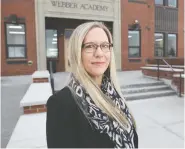  ?? WIL ANDRUSCHAK ?? Christina Clouston, the head of Senior School at Webber Academy, moved to Calgary from the United Kingdom
12 years ago.