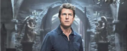  ?? UNIVERSAL PICTURES ?? Tom Cruise unwittingl­y revives a ruthless creature from the past in “The Mummy.” The movie, which bombed at U.S. box offices this summer, is part of an ambitious big-screen universe being created by Universal Pictures.