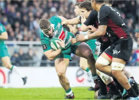  ?? Photo Midi Olympique - Patrick Derewiany ?? Samedi soir au Hameau, Quentin Lespiaucq-Brettes sera une nouvelle fois à la pointe du combat pour préserver la belle dynamique actuelle de la Section.