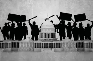  ??  ?? Without democracy in the US, (there is) no democracy in Europe. Getting to the roots of the social divisions in our countries is one of the greatest tasks for the future for Americans and Europeans.