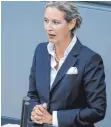  ?? FOTO: IMAGO IMAGES ?? Zufrieden: Alice Weidel, AfD-Fraktionsc­hefin im Bundestag.