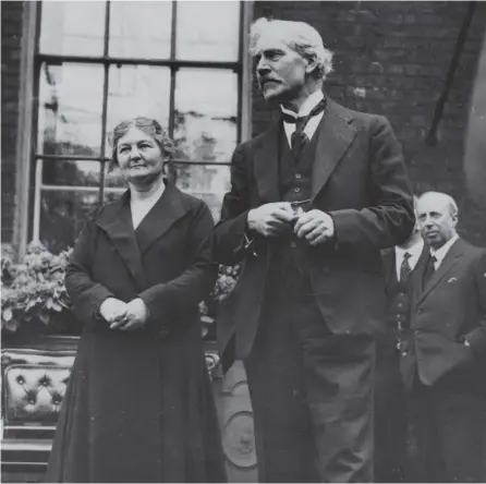  ?? PICTURE: CENTRAL PRESS/GETTY ?? 0 Ramsay Macdonald, seen with Margaret Bondfield, the first female Cabinet Minister