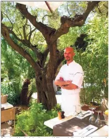  ?? (Photo doc Var-matin) ?? À La Bastide de Saint-Tropez, Philippe Colinet décroche sa précieuse première étoile.