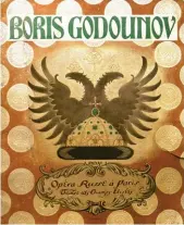  ?? ?? Moussorgsk­y, Boris Godounov, Challiapin­e, Programme, 1930