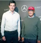  ??  ?? Toto Wolff Y Niki Lauda.