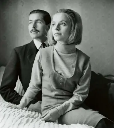  ??  ?? Left The current Lady Lucan. Below Her mother-in-law and father-in-law, Lord Lucan, in 1963