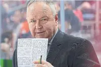  ?? DAVE REGINEK GETTY IMAGES ?? Randy Carlyle had two stints behind the Ducks’ bench and is the winningest coach in the franchise’s history.