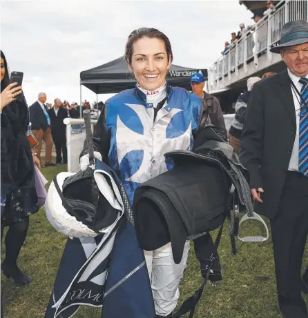  ?? HIGH HOPES: Jockey Tegan Harrison will ride Ecuador in today’s Ipswich Cup. ??