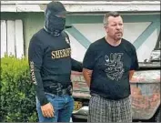  ?? San Luis Obispo County Sheriff’s Office ?? PAUL FLORES is arrested in San Pedro. He and his family have steadfastl­y maintained his innocence.