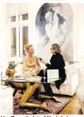  ??  ?? Lisa Trompisch traf Maria Lahr zum Opernball-Jubiläums-Interview