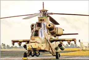  ?? (Courtesy pic) ?? Only 8 of SA’s 46 Rooivalk, Oryx helicopter­s can still fly, as Denel struggles to deliver.