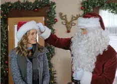  ?? Allister Foster ?? Torrey DeVitto and Chad Michael Murray star in “Write Before Christmas” on Hallmark.