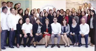  ?? ?? The men and women of MCA-Philippine­s who worked for uplifting the lives of Filipinos through economic growth.