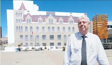  ?? PHOTOS: JIM WELLS ?? “Both the office of the councillor­s and the mayor’s office have experience­d a little bit of staff growth since they left and they currently would not fit back in the space they left behind,” says Darrel Bell, the city’s acting director of facility...