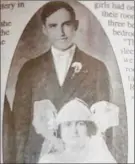  ?? “Keep Swinging” photo ?? The parents of Joseph L. Bruno: Vitaliano and Rachael Catherine Bruno.