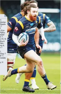  ??  ?? Warrior cry: Oli Morris going in for Worcester