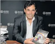  ?? Picture: BRIAN WITBOOI ?? FUTURE ADVICE: Chris Adendorff, pictured at the launch of his book ‘An Umbrella for the Rainbow Nation’, urges the youth to get the best education possible