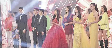  ??  ?? THE Final Four with their mentors Kris Bernal, Mark Herras, Katrina Halili and Yasmien Kurdi.