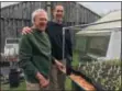 ?? PHOTO PROVIDED ?? Among the 20 UU Saratoga members helping Murray Penney (left) stage the church’s seventh Annual Plant Fair is Bill Boemhke, volunteer scheduler.