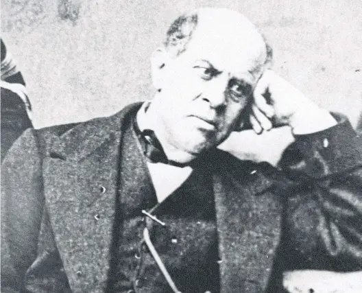  ?? ARCHIVO MUSEO SARMIENTO ?? Atentado fallido. Ocurrió durante el quinto año del mandato de Domingo Faustino Sarmiento, en 1873.