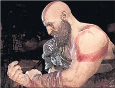  ?? SONY INTERACTIV­E ENTERTAINM­ENT ?? In “God of War,” players find Kratos trying to distance himself from his past for the sake of his family.