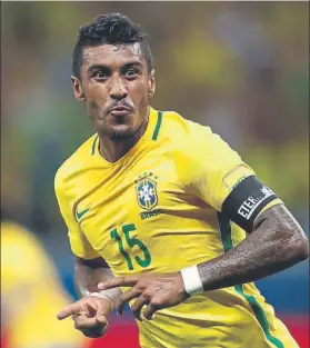  ?? FOTO: GETTY ?? Paulinho, mejor medio de la Libertador­es 2012 y Balón de Bronce en Confecup 2013