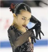  ?? JAMIE SQUIRE/GETTY IMAGES ?? Karen Chen put together a stirring performanc­e to win the gold medal at the U.S. championsh­ips.