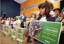  ?? EFE ?? Peticiones para salvar la Amazonía han llegado de varios países.
