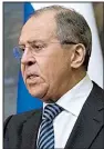  ?? AP ?? Russian Foreign Minister Sergey Lavrov said Thursday in Moscow that Russia would seek consular access to Yulia Skripal now that she has regained consciousn­ess.