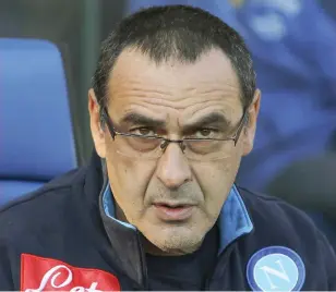  ?? GETTY IMAGES ?? Maurizio Sarri, 56 anni, alla prima stagione sulla panchina del Napoli