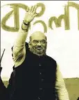  ?? HT ?? BJP president Amit Shah at an election rally, Kolkata (File Photo)