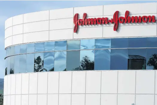  ?? REUTERS ?? A Johnson & Johnson building is shown in Irvine, California.