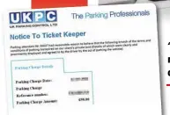  ??  ?? CRIMINAL Fraudsters steal details input by unassuming individual­s believing they have received a parking fine