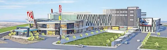 ??  ?? The three-level full-service mall Robinsons Place Naga is located within Naga city’s first mixed-use developmen­t that will include o ce buildings and two hotels.
