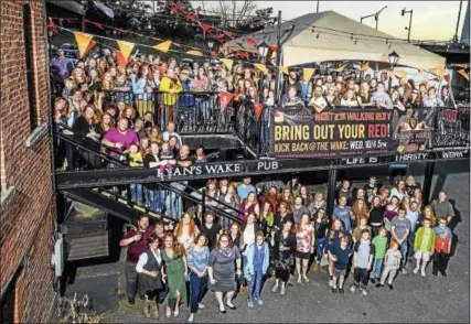  ?? PHOTO PROVIDED BY NEIL GRABOWSKY ?? Over 230redhead­s appeared at the annual event Wednesday night.