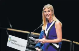  ?? AP ?? Ivanka Trump will be an unpaid employee at White House with the title ‘assistant to the president’.