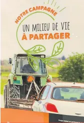  ??  ?? Une campagne de sensibilis­ation sur le bon voisinage entre résidents de la campagne et producteur­s agricoles a été lancée en Montérégie le mois dernier.