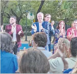  ?? M. G. ?? Aumesquet, en el acto de cierre de campaña de Ciudadanos.