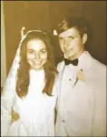  ?? COURTESY PHOTO ?? The Moores will celebrate their 50th wedding anniversar­y this summer. These days, the two White Rock Fire Department volunteers tag-team when responding to emergency calls.