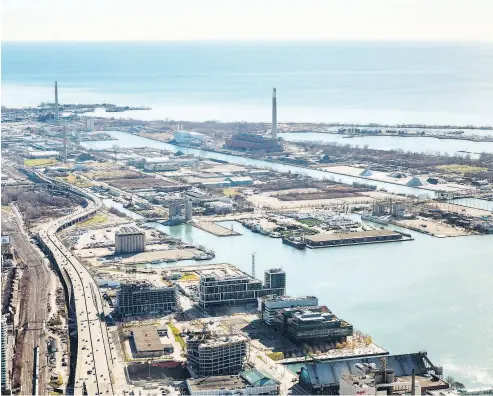  ?? SIDEWALK LABS / THE CANADIAN PRESS ?? Toronto’s Eastern Waterfront is being proposed for Google’s purpose-built neighbourh­ood that will include innovative technologi­es and infrastruc­ture, including roads for driverless cars, but critics say little is known.