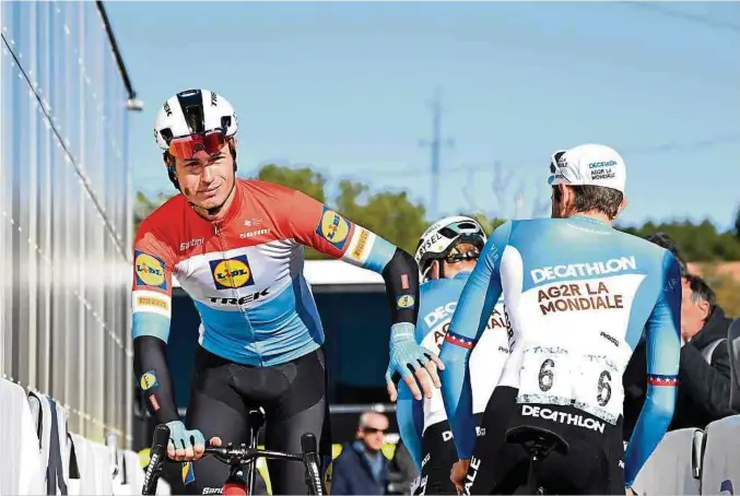  ?? Foto: Getty Images ?? Alex Kirsch (l.) ist im Team Lidl-Trek enorm wichtig.