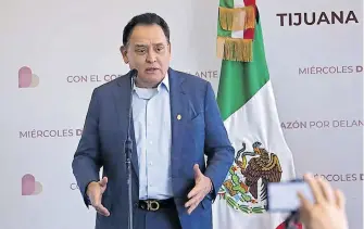  ?? /JOSÉ LUIS CAMARILLO ?? Adrián Medina, titular de la Secretaría de Salud