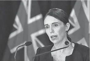  ?? MARK TANTRUM/ GETTY IMAGES ?? New Zealand Prime Minister Jacinda Ardern, shown in 2019, will step down next month, she announced Thursday.